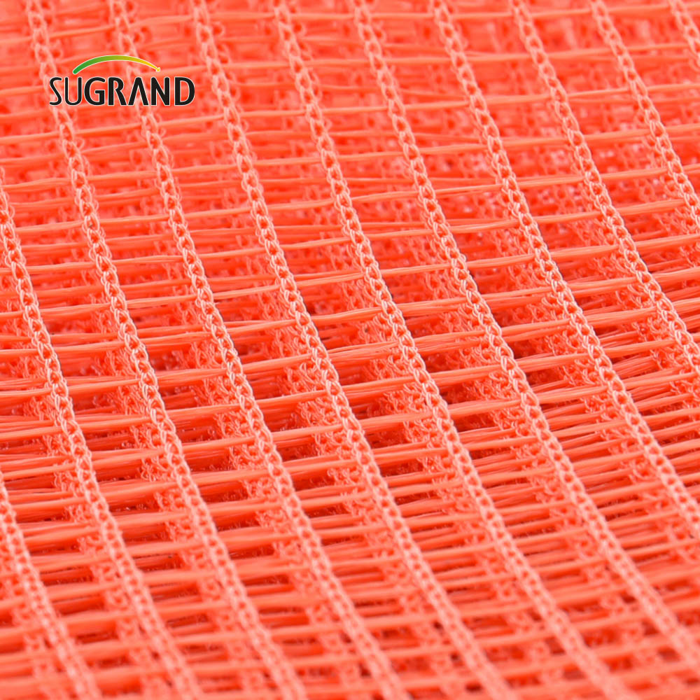 شباك الحطام 3 م × 50 م شبكة سقالة حطام برتقالية