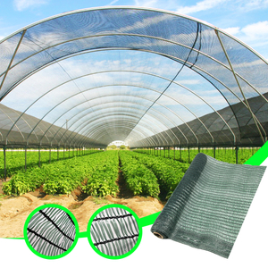 حماية الأشعة فوق البنفسجية الزراعية الخضراء الداكنة شبكة التظليل خفيفة الوزن 