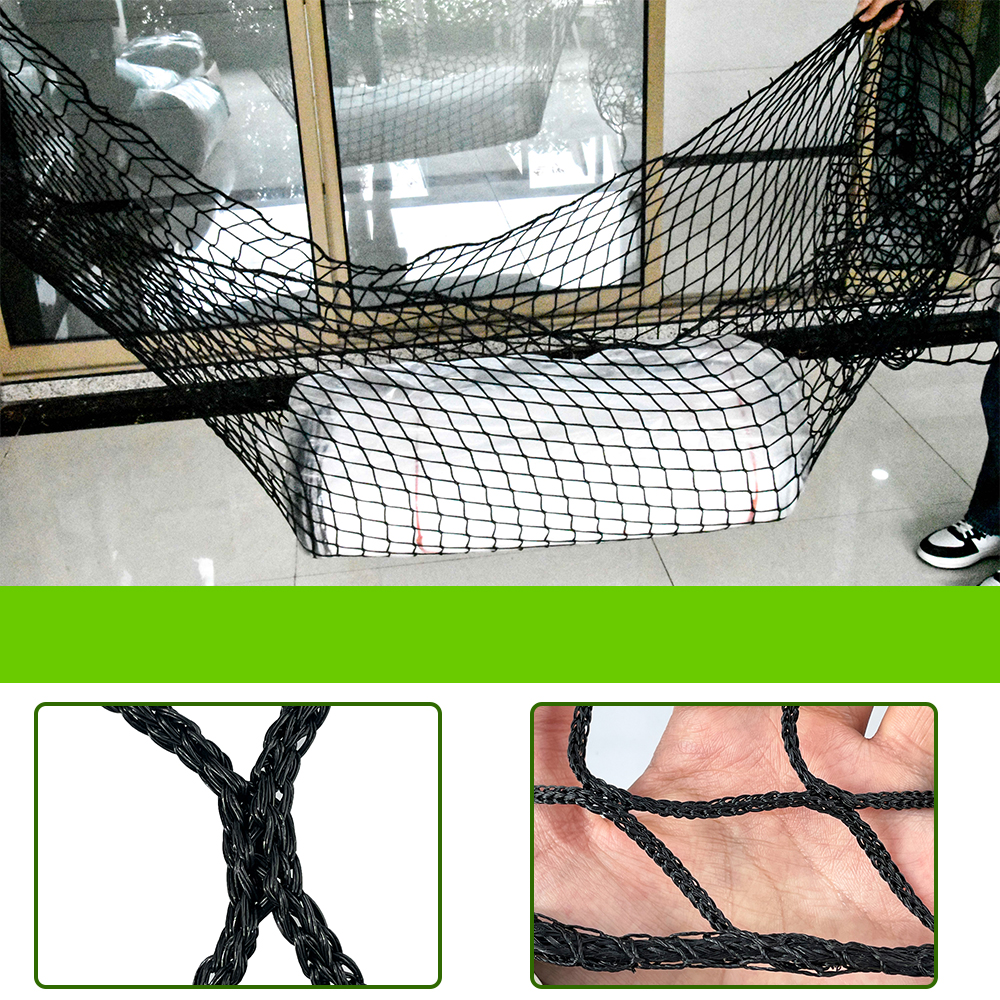 2.5x3.5m مقطورة أخضر صافي صافي شباك الجولف