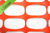 HDPE 110GSM Orange Safety Sence شبكة سياج