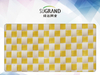 90GSM-100GSM الأصفر PP المنسوجة غطاء الأرض حصيرة الأعشاب