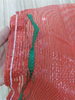 حقيبة شبكية بلاستيكية حمراء من البلاستيك HDPE البكر للبطاطس