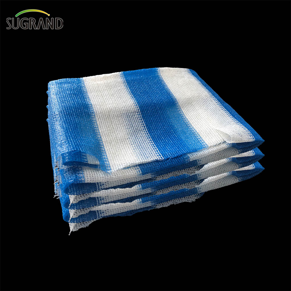ستة إبر 180 GSM أبيض وأزرق الشريط أحادي الشريط