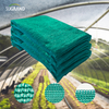 أمان الشرفة حماية شريط HDPE الأخضر + شبكة الظل الشريط