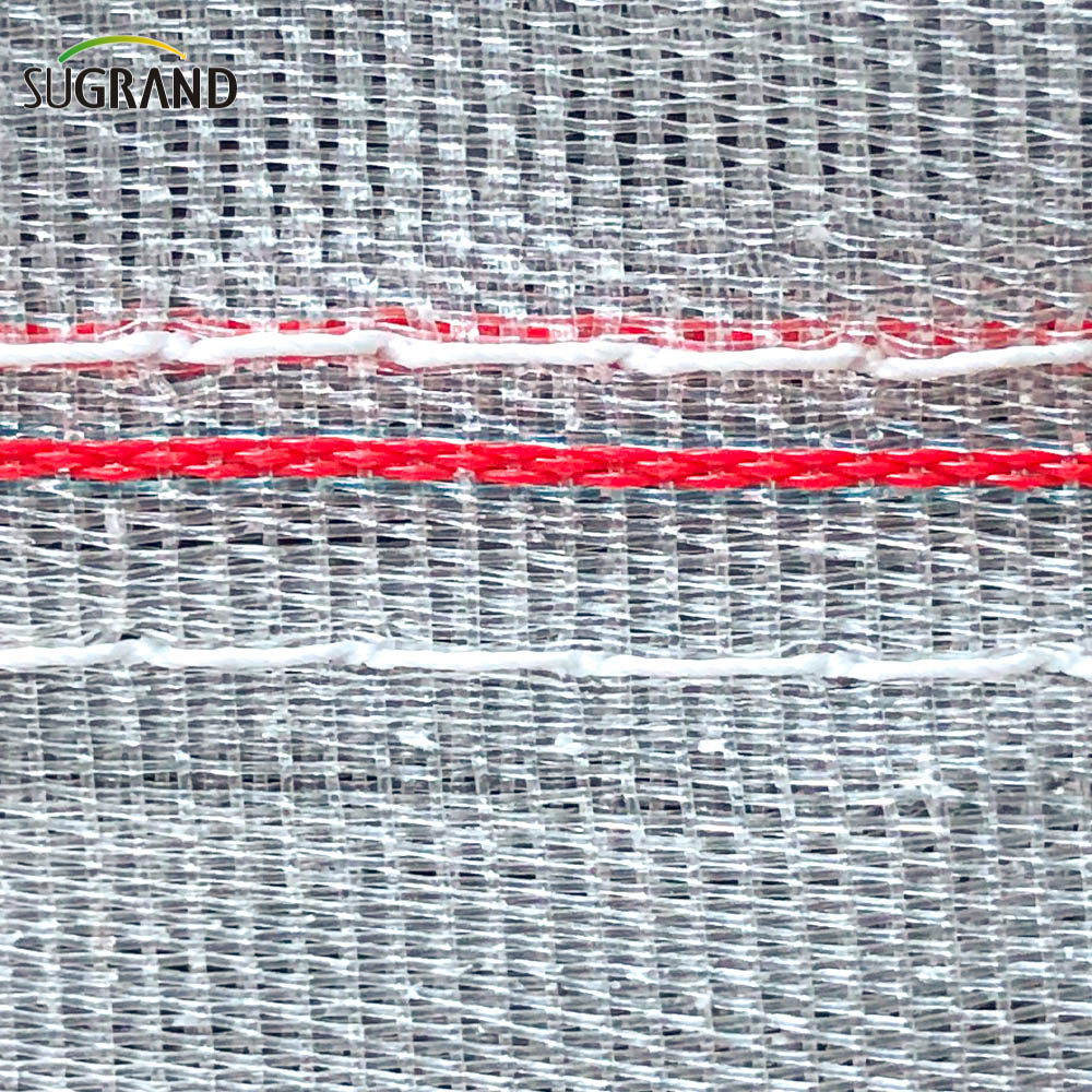 100 ٪ Virgin HDPE البلاستيك 132GSM شبكة أبيض مضاد للحشرات