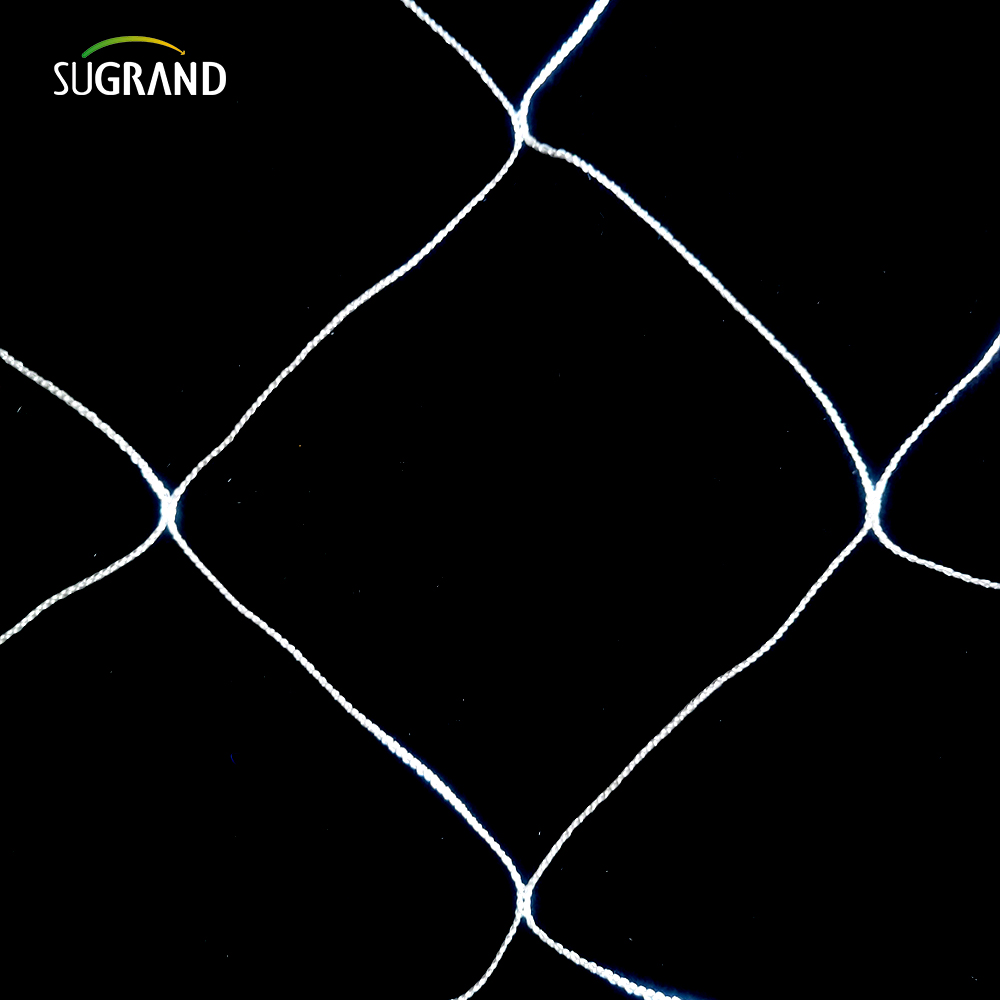 تريليس دعم نبات النايلون البيضاء Trellis Netting 5 × 15 قدم حديقة 6 '