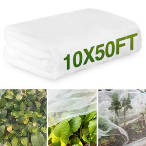 مكافحة الحشرات Netting HDPE 40 50 شبكة بيضاء شفافة