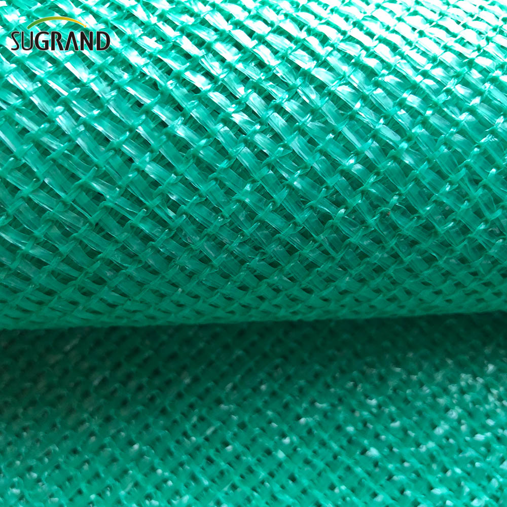 البيع الساخن 100 ٪ Virgin HDPE Six Needles Mono Tape Green Shade Net