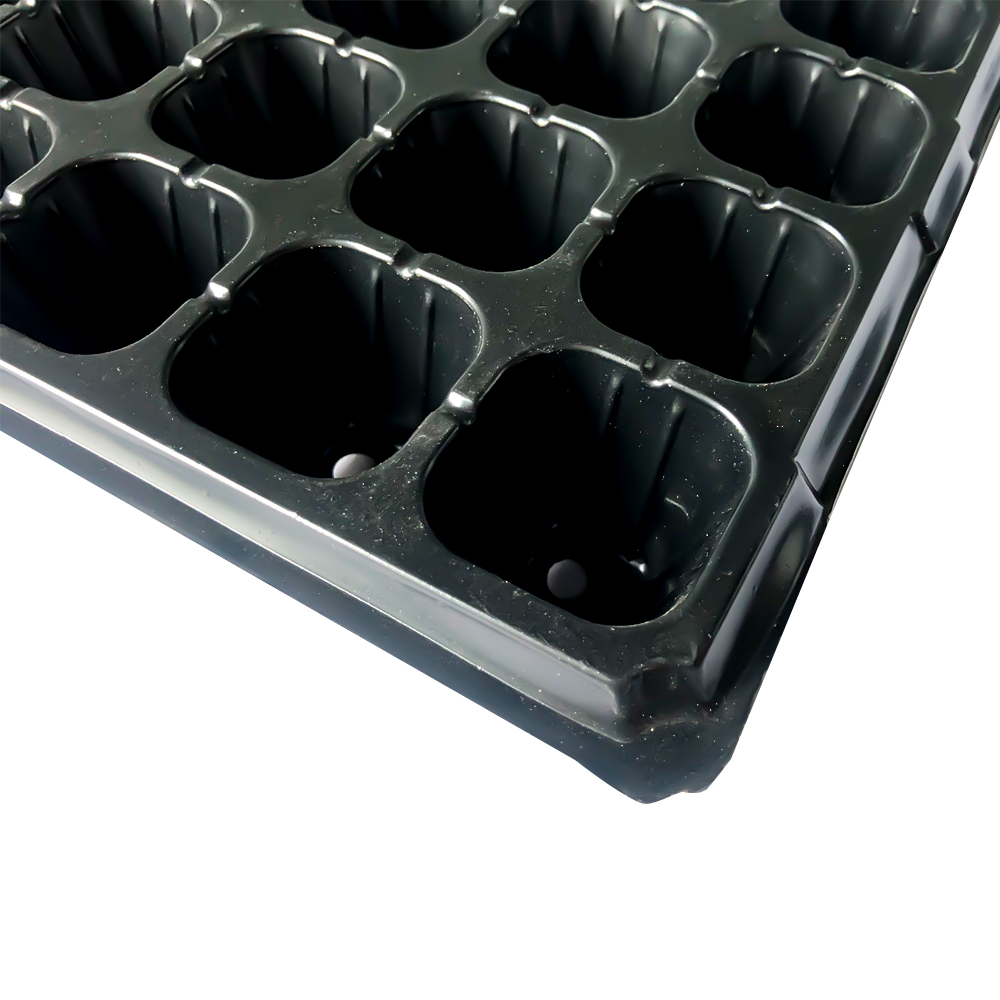 Black Garden Corleling Starter Holes Trays Traysles Tresling Tresling 