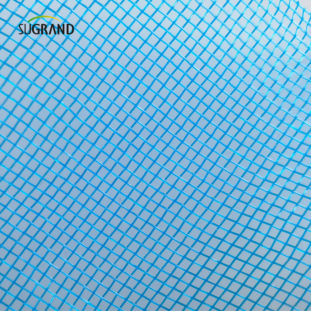 شبكة الشاشة الزرقاء HDPE و UV شبكة الشاشة للنوافذ أو الباب