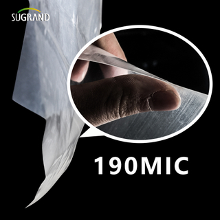 UV 190 Micron Greenhouse Polyethylene Film 6 MIL Plastic Roll Cover Factory