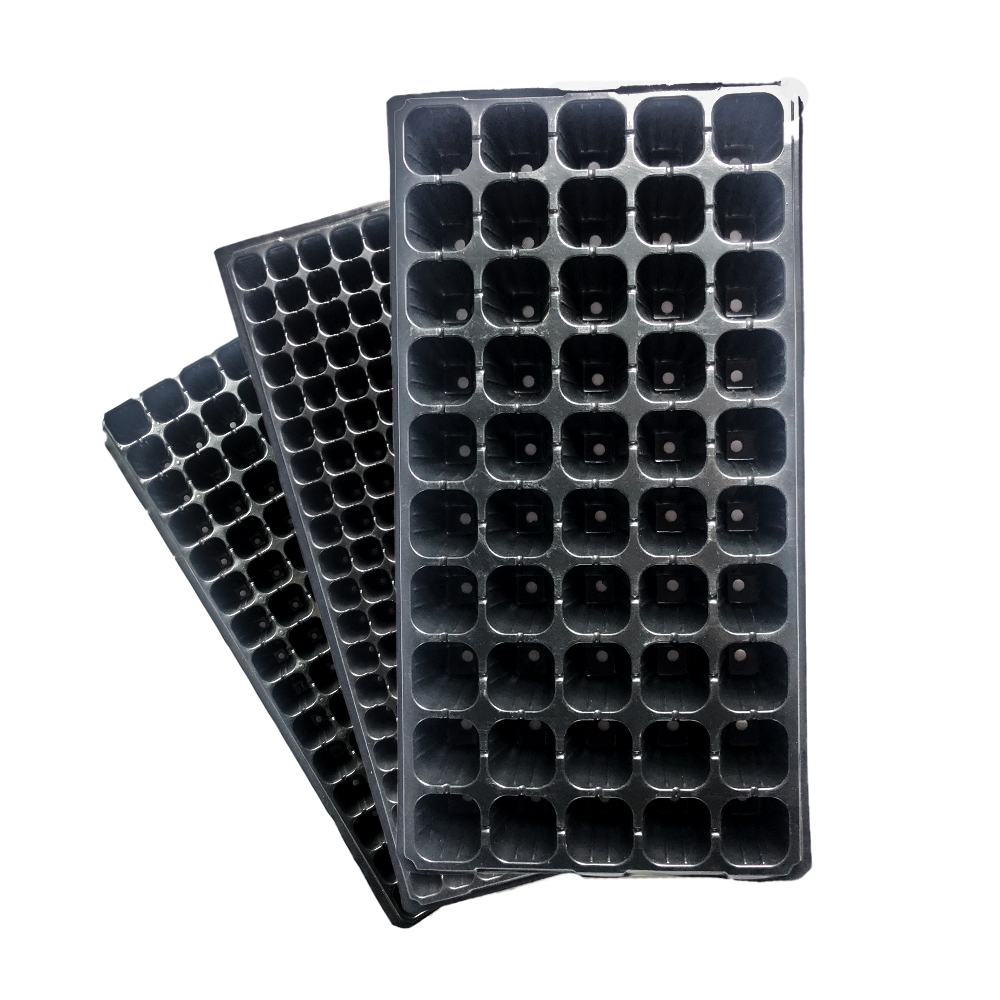 Black Garden Corleling Starter Holes Trays Traysles Tresling Tresling 