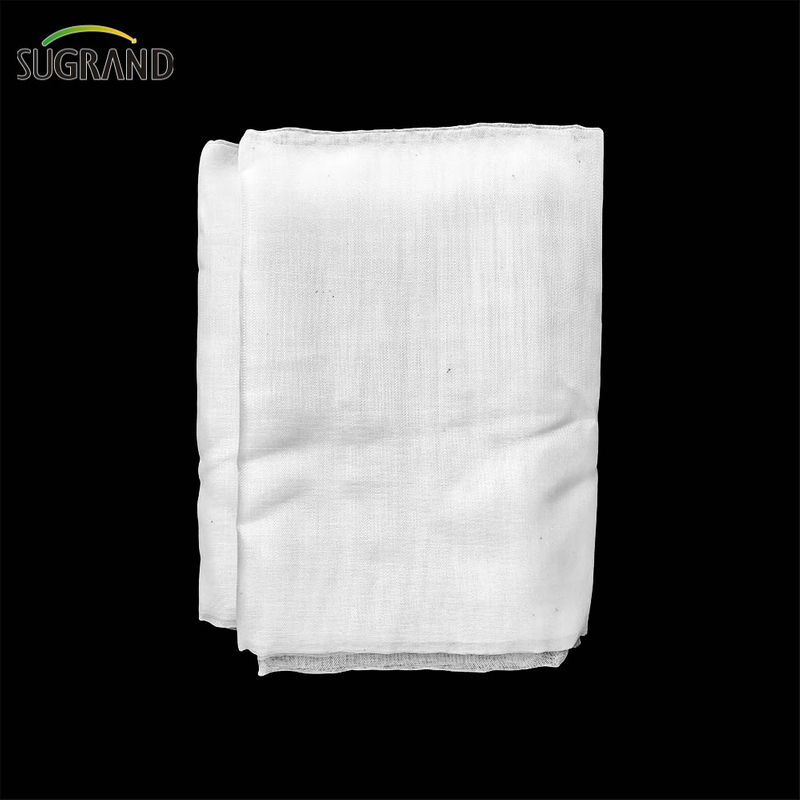 100 ٪ Virgin HDPE البلاستيك 132GSM شبكة أبيض مضاد للحشرات
