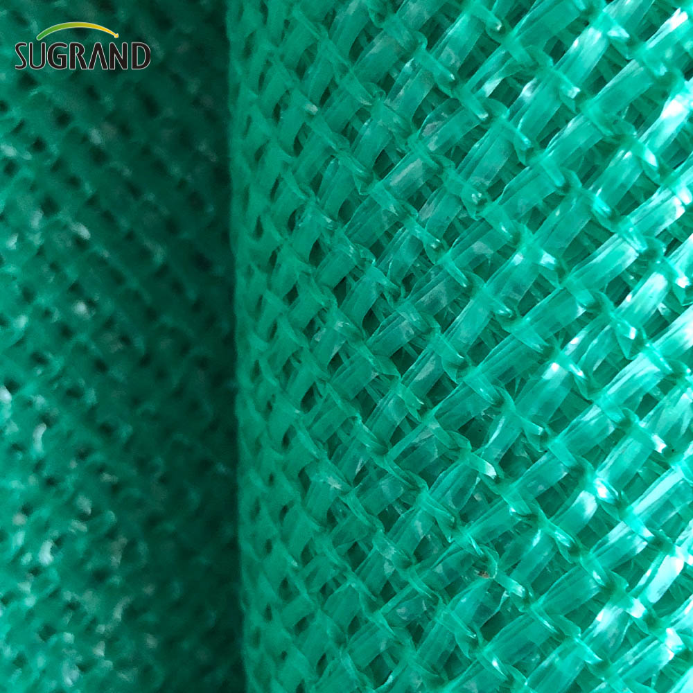 البيع الساخن 100 ٪ Virgin HDPE Six Needles Mono Tape Green Shade Net